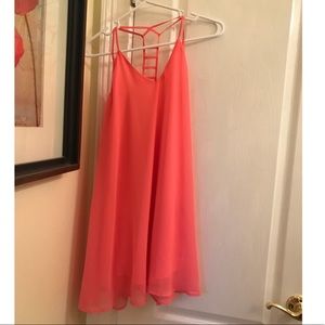 Neon Pink Shift-Dress